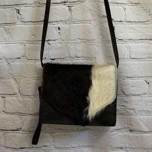 New Patricia Nash Cow Hide Crossbody with Dust Bag
